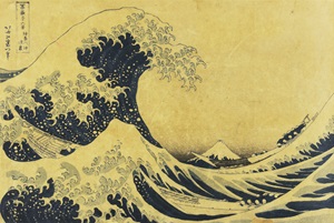 Katsushika Hokusai La Grande Onda presso la costa di Kanagawa 1830 1832 ca. Silografia policroma. Courtesy of Museo dArte Orientale E. Chiossone 1